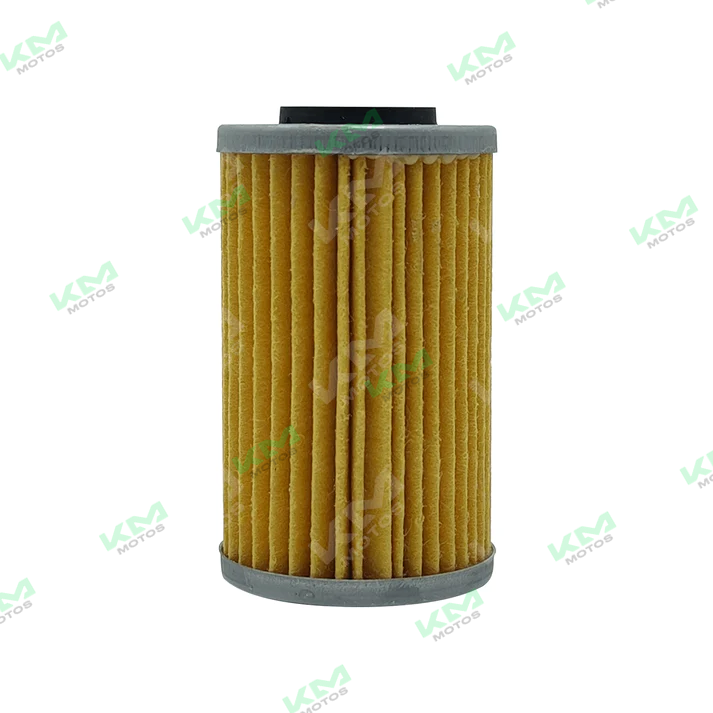 Filtro de aceite KM Motos para NS200, RS200, AS200, Dominator 400, Pulsar N250/N160, KTM Duke, en color negro.