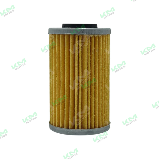 Filtro de aceite KM Motos para NS200, RS200, AS200, Dominator 400, Pulsar N250/N160, KTM Duke, en color negro.