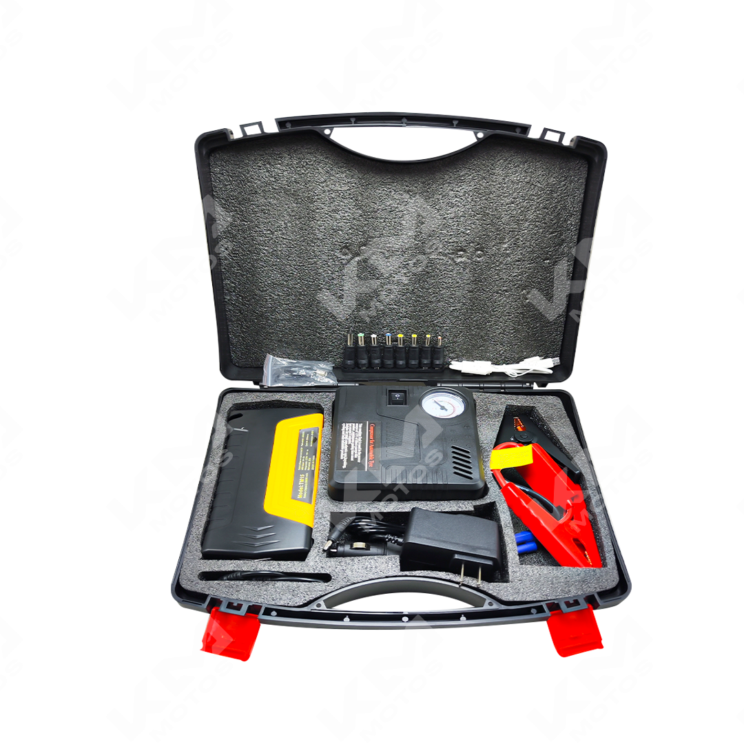POWERBANK ARRANCADOR DE CARROS + COMPRESOR DE AIRE