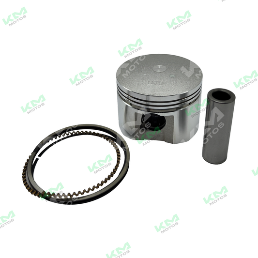 Kit de pistón UNIVERSAL PS180 para motor, con componentes visibles en la imagen, ideal para reparaciones de motocicleta.