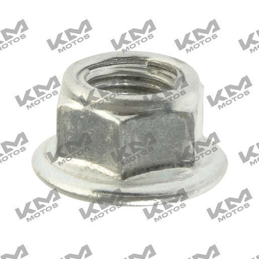 Tuerca de seguridad M12x1.25 de Italika, accesorio de sistema de seguridad, en acabado metálico y tamaño 125z.