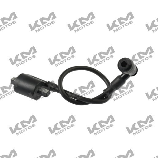 Bobina de ignición Italika ZDM200/DM125, sistema eléctrico, componente original, visible en la imagen.