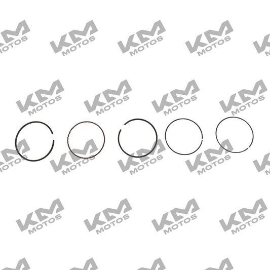 Anillos de pistón para ATV250 Italika, sistema de motor con reversa, componentes originales, visibles en la imagen