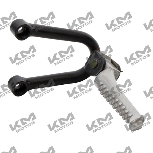 Conjunto posapié trasero izquierdo para Italika DM 150, sistema de chasis original de la marca Italika.
