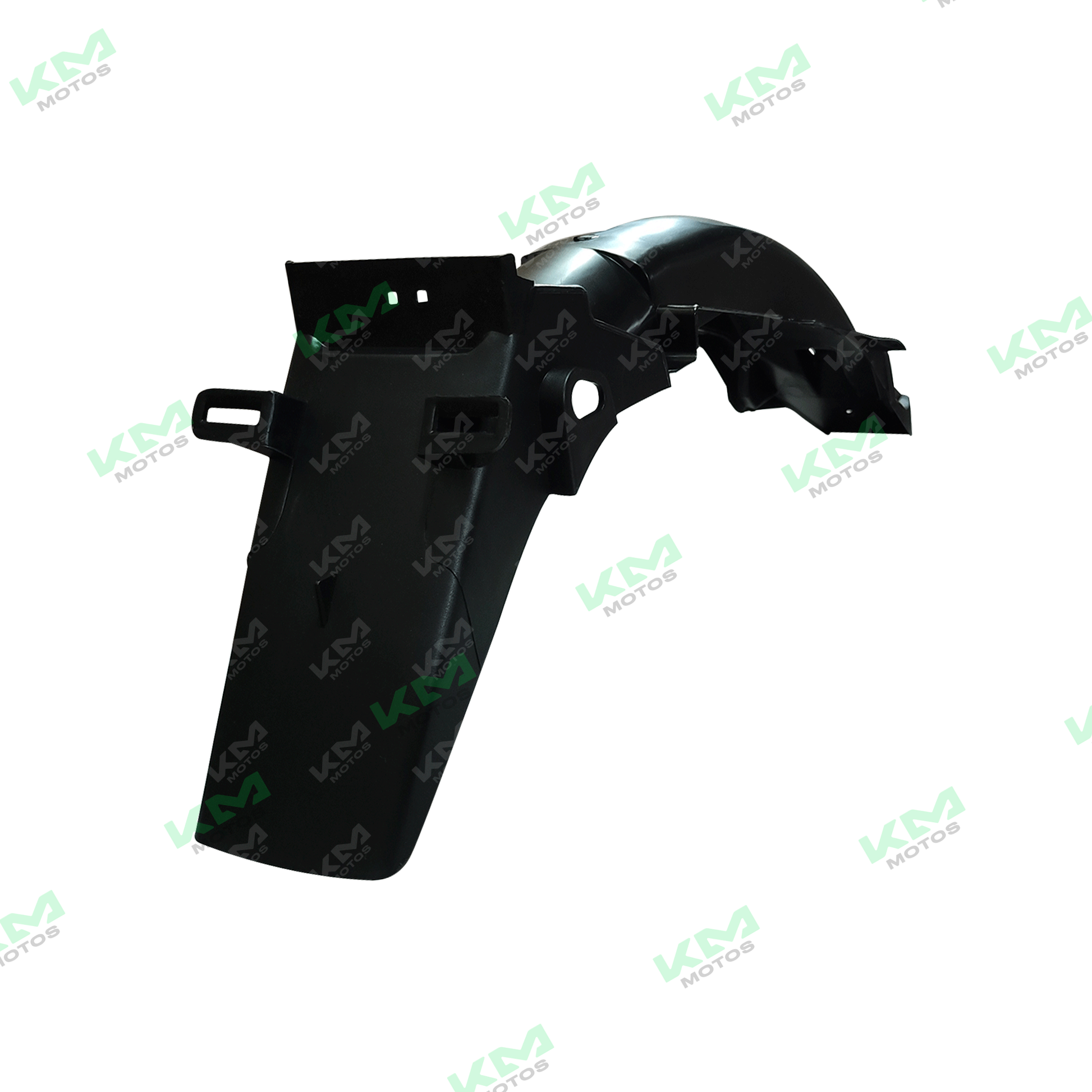 Guardafango trasero KM Motos YBR125-G TT, protección para la rueda trasera y estilo para motocicleta.