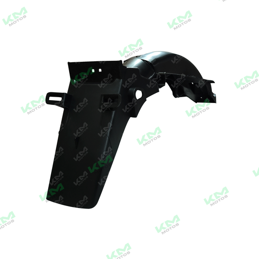 Guardafango trasero KM Motos YBR125-G TT, protección para la rueda trasera y estilo para motocicleta.