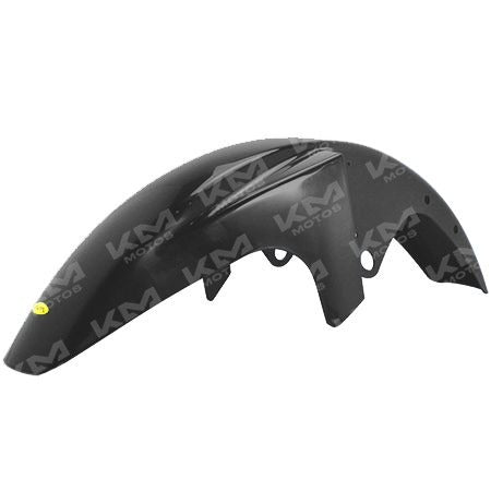 Guardafangos negro para YBR125-Z, resistente y de tamaño adecuado, visible en la imagen con acabado en color negro.