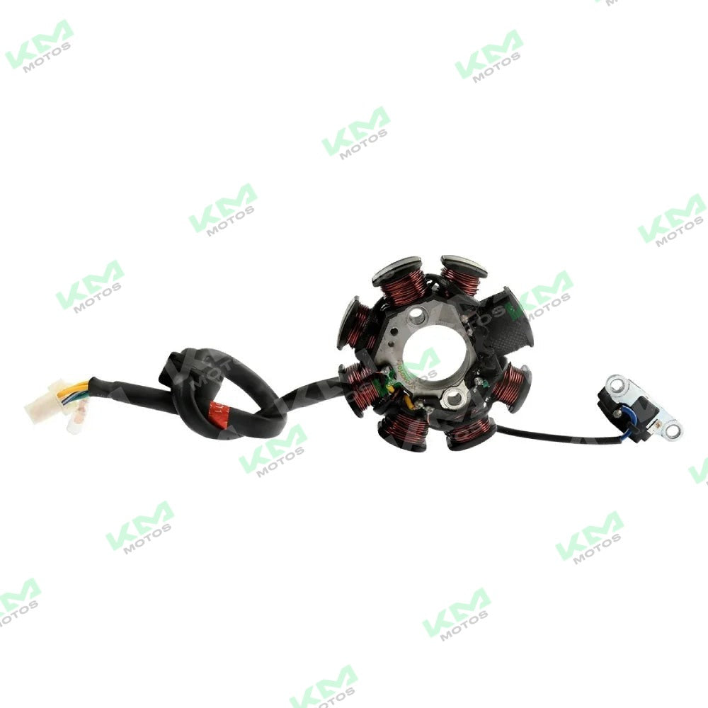 Estátor original de sistema eléctrico para Italika FT115 y DT110, pieza de repuesto de alta calidad.