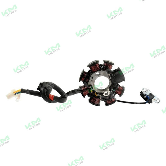 Estátor original de sistema eléctrico para Italika FT115 y DT110, pieza de repuesto de alta calidad.