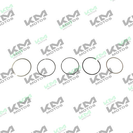 Anillos de pistón originales Italika DM200/TX200 para sistema de motor, imagen que muestra los componentes en detalle