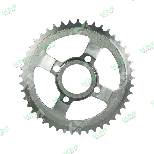 Sistema de tracción Italika Catarina DM150 45T P520, pieza original para motocicleta Italika, parte del sistema de transmisión.