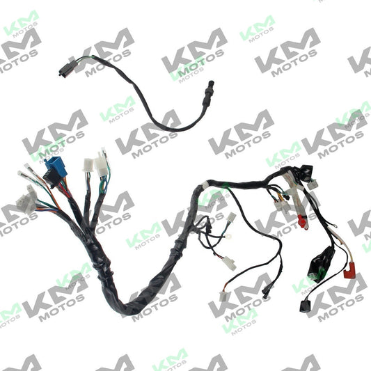 Arnés eléctrico principal Italika 250z, sistema eléctrico original con componentes visibles en la imagen.