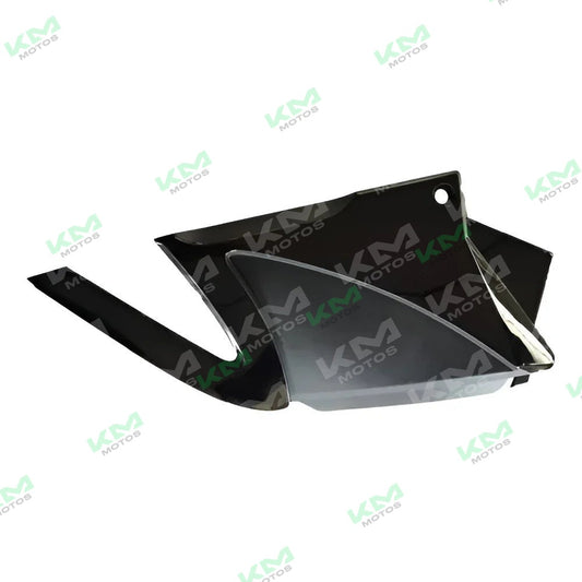 Cubierta de cola negra para sistema de chasis RT180 Italika, modelo original F13010664, en acabado resistente y duradero.