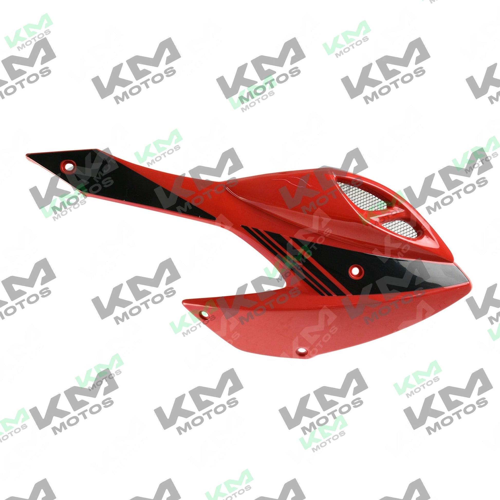 Cubierta de tanque rojo Der Rojo DM150 Italika, sistema de chasis original, para motocicleta Italika DM150.