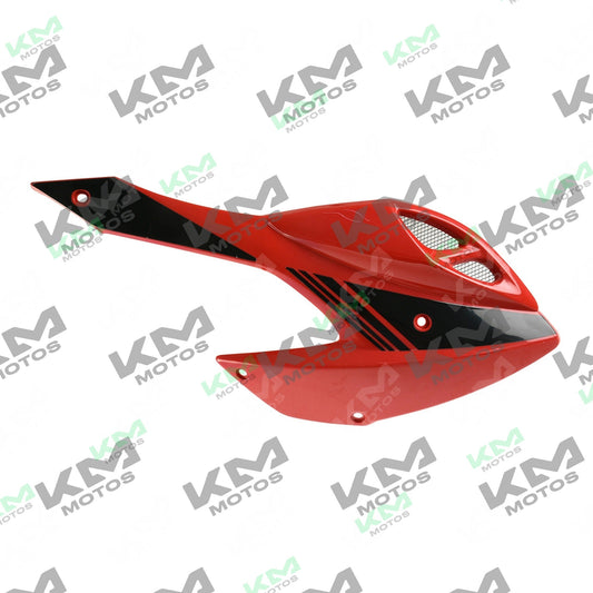Cubierta de tanque rojo Der Rojo DM150 Italika, sistema de chasis original, para motocicleta Italika DM150.