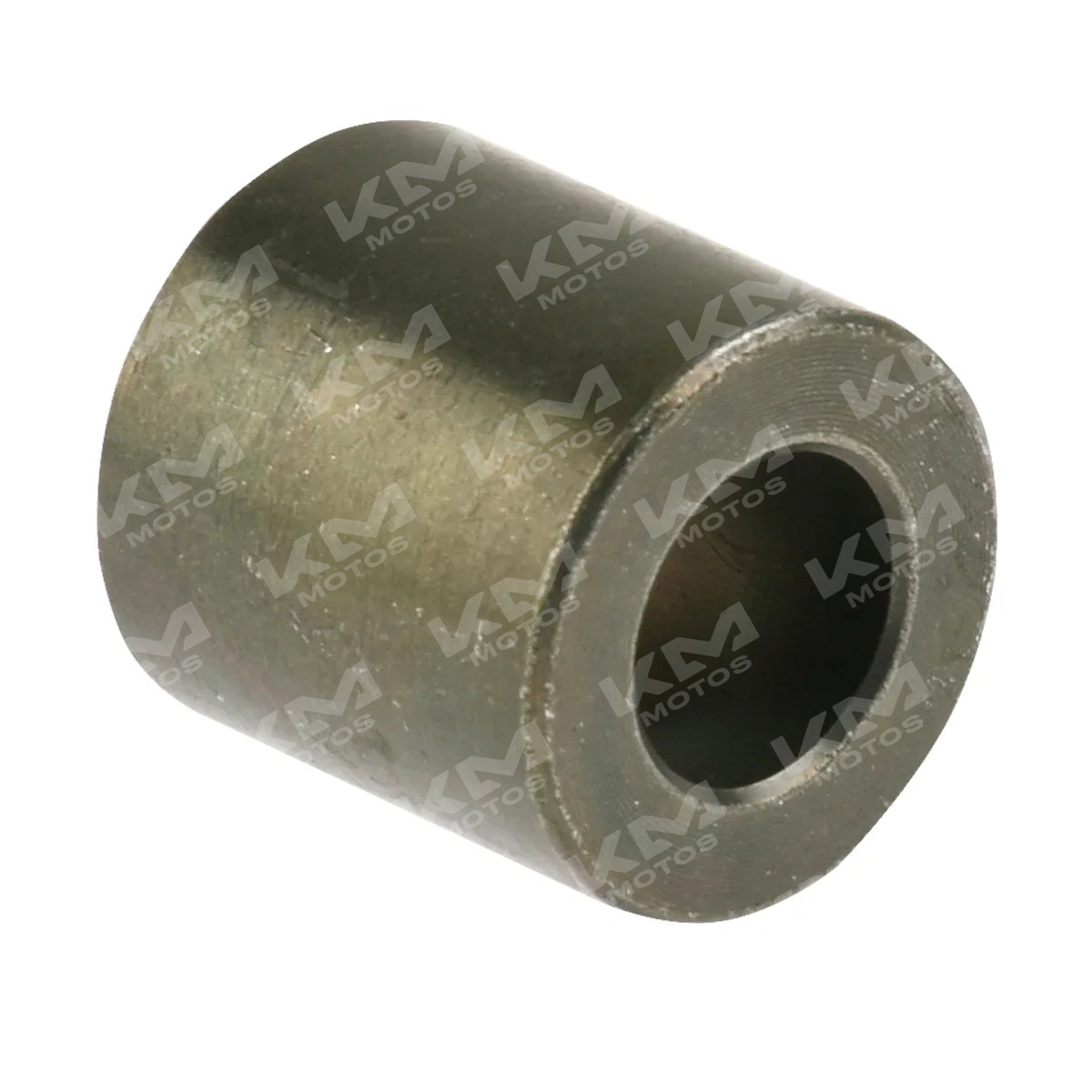 Buje espaciador original Italika 28x15x28.5 para sistema de chasis, modelo F15040112, en imagen.