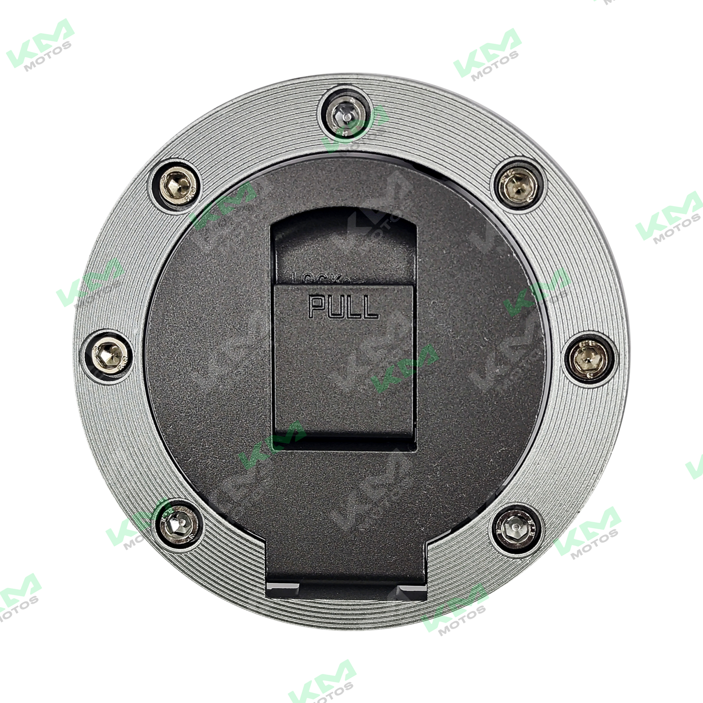 Tapón de tanque Suzuki EN125 de la marca Orix, con diseño resistente y ajuste seguro para motocicletas.