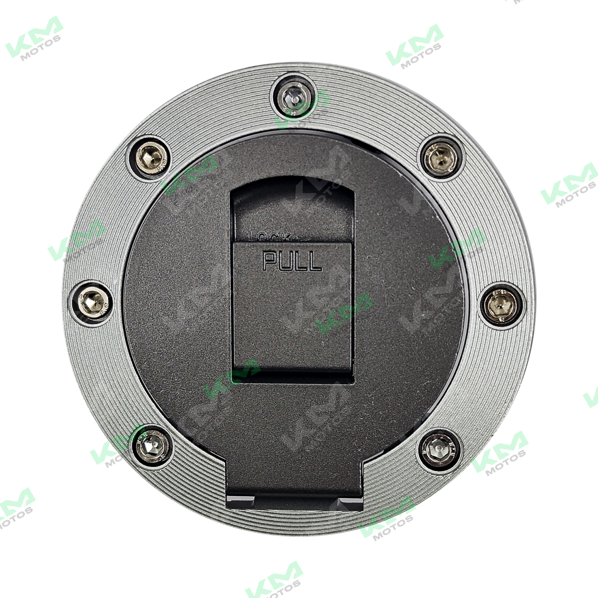 Tapón de tanque Suzuki EN125 de la marca Orix, con diseño resistente y ajuste seguro para motocicletas.