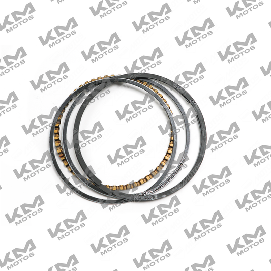 Anillos de pistón KMF ZX250R/GXT250R estándar para motocicleta, imagen que muestra el conjunto de anillos universales.