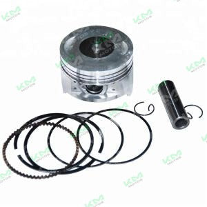 Kit de pistón Universal para motor CG200, muestra las piezas del kit de pistón en una imagen clara y detallada.