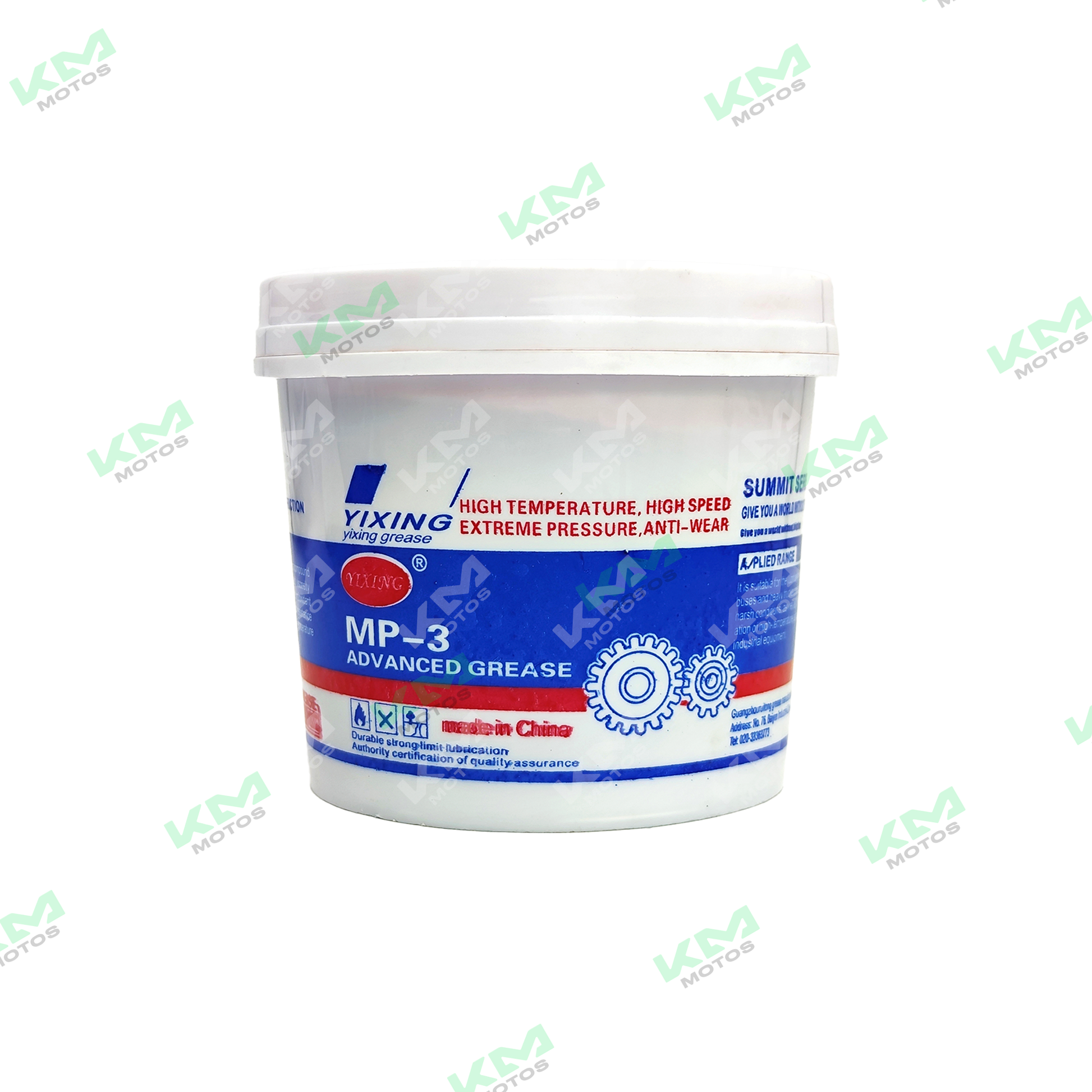Aditivos Universal Grasa en Pana SL en envase, adecuado para mejorar el rendimiento del motor en aplicaciones automotrices.