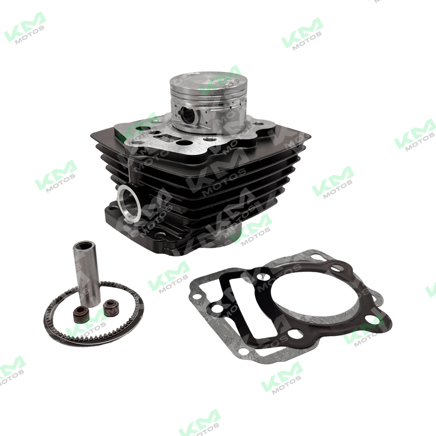 Cilindro Universal CG200/NAGA200 para motocicleta, componente de cilindro en imagen, parte del kit de cilindros.