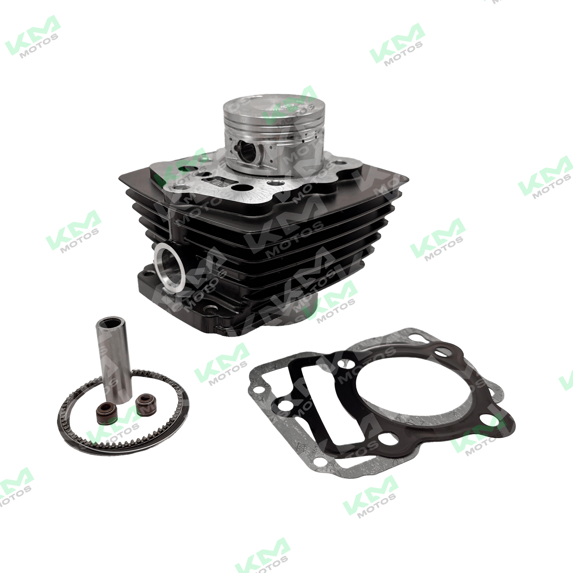 Cilindro Universal CG200/NAGA200 para motocicleta, componente de cilindro en imagen, parte del kit de cilindros.