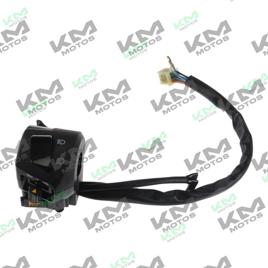 Mandos de control izquierdo para motocicleta 125Z, conjunto de botones y palancas en color negro.
