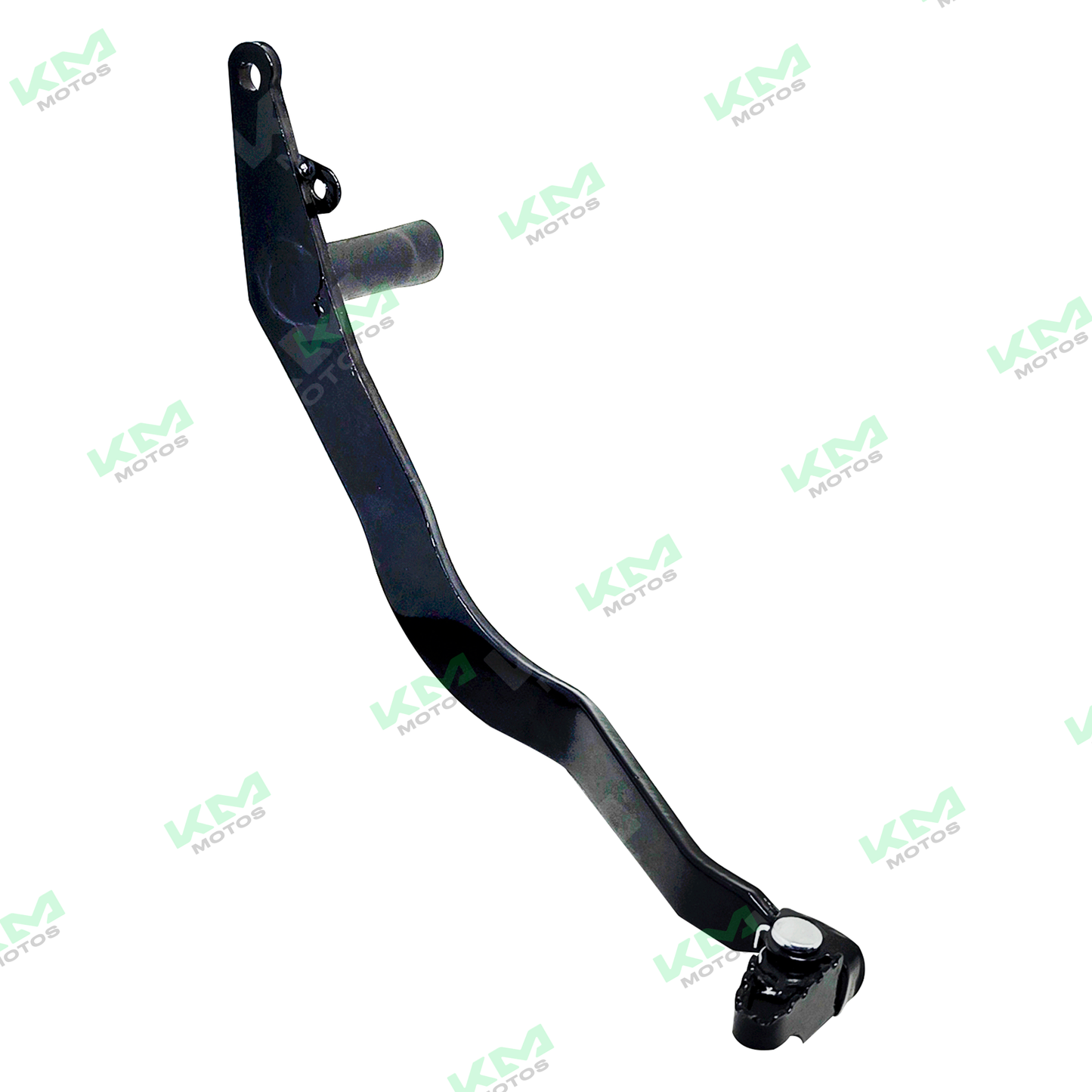 Pedal de freno universal Gxt/kmf, diseño resistente y compacto para bicicleta, con superficie antideslizante visible en la imagen.