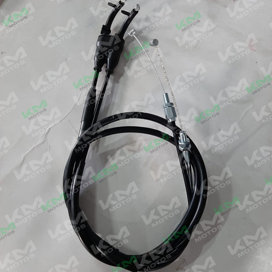 Cable de acelerador doble para Xtz, componente de alta calidad para motocicletas, visible en la imagen.