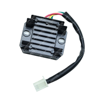 REGULADOR DE VOLTAJE HJ125/UM125/TITAN150/FT150 (4 LINEAS) (MACHO)