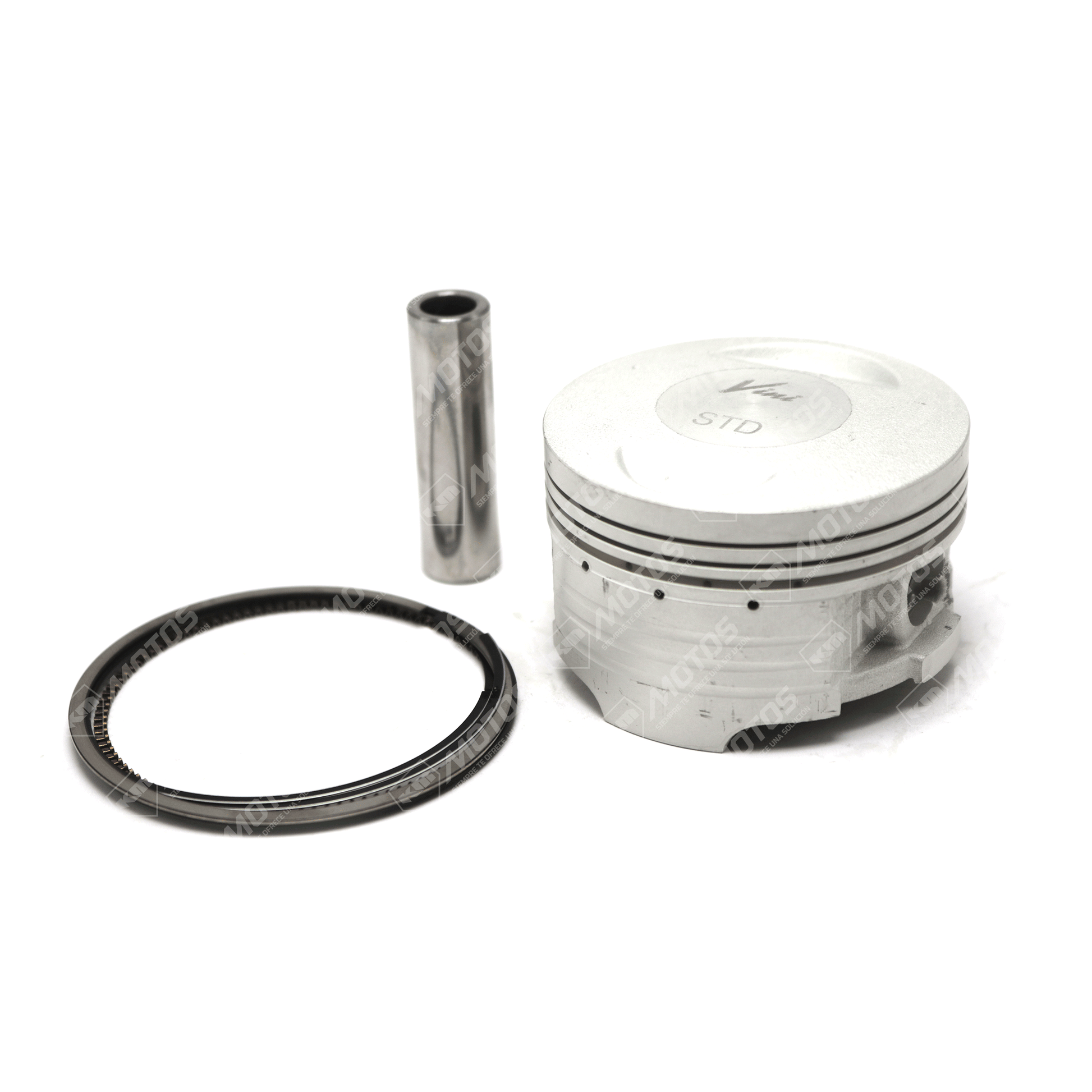 KIT DE PISTON ITALIKA DM150/FT150/ZMOTO CR1 (STD) (MOTOR NEGRO) - KMMOTOSHN