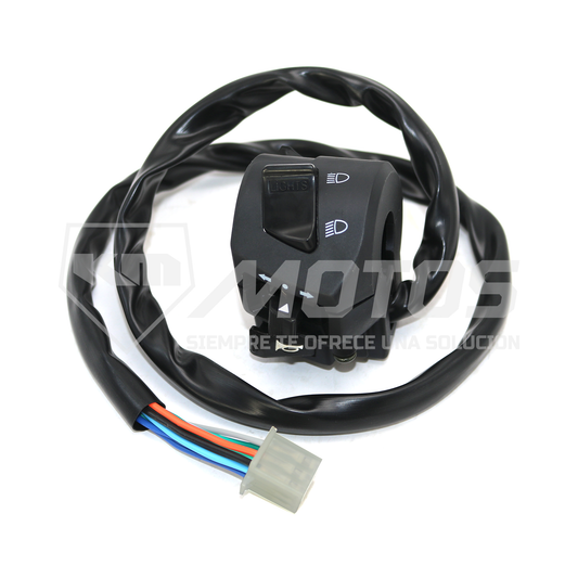 Mando izquierdo Gxt/Kmf de luces de la marca Meek, control remoto para iluminación, con botones y diseño compacto.