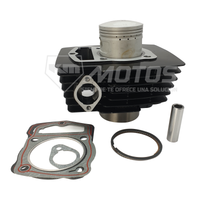 KIT DE CILINDRO COMPLETO ZM200L (200CM3)/SHINERAY GY6/GY8/MRT200 (DE CADENA DE TIEMPO)
