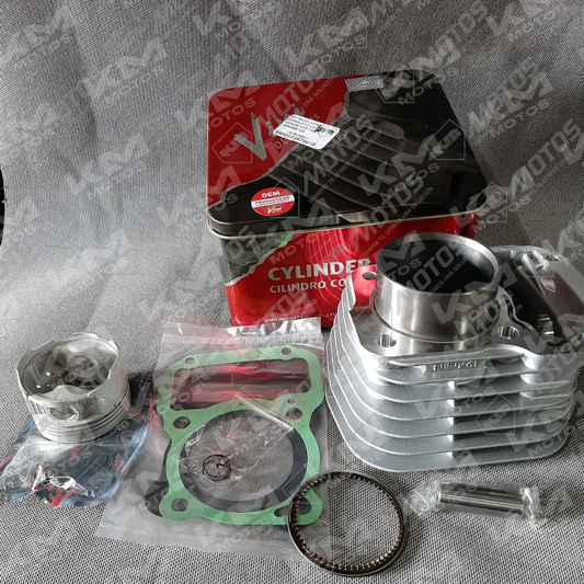 Cilindro completo Vini para Honda NXR125/Bross 125 con sellos y empaques, pieza de repuesto para motocicleta.