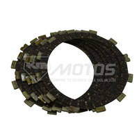 DISCOS DE CLUTCH GXT200/KMF200/XTM200/DR200 (6 UNIDADES)