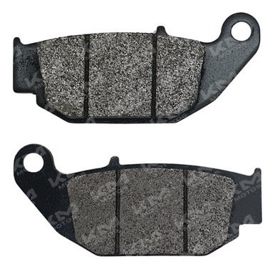 Pastillas de freno universales para Honda Invicta 150, CB190R, Gixxer 150 y Honda Hornet 160, vista de las pastillas traseras.