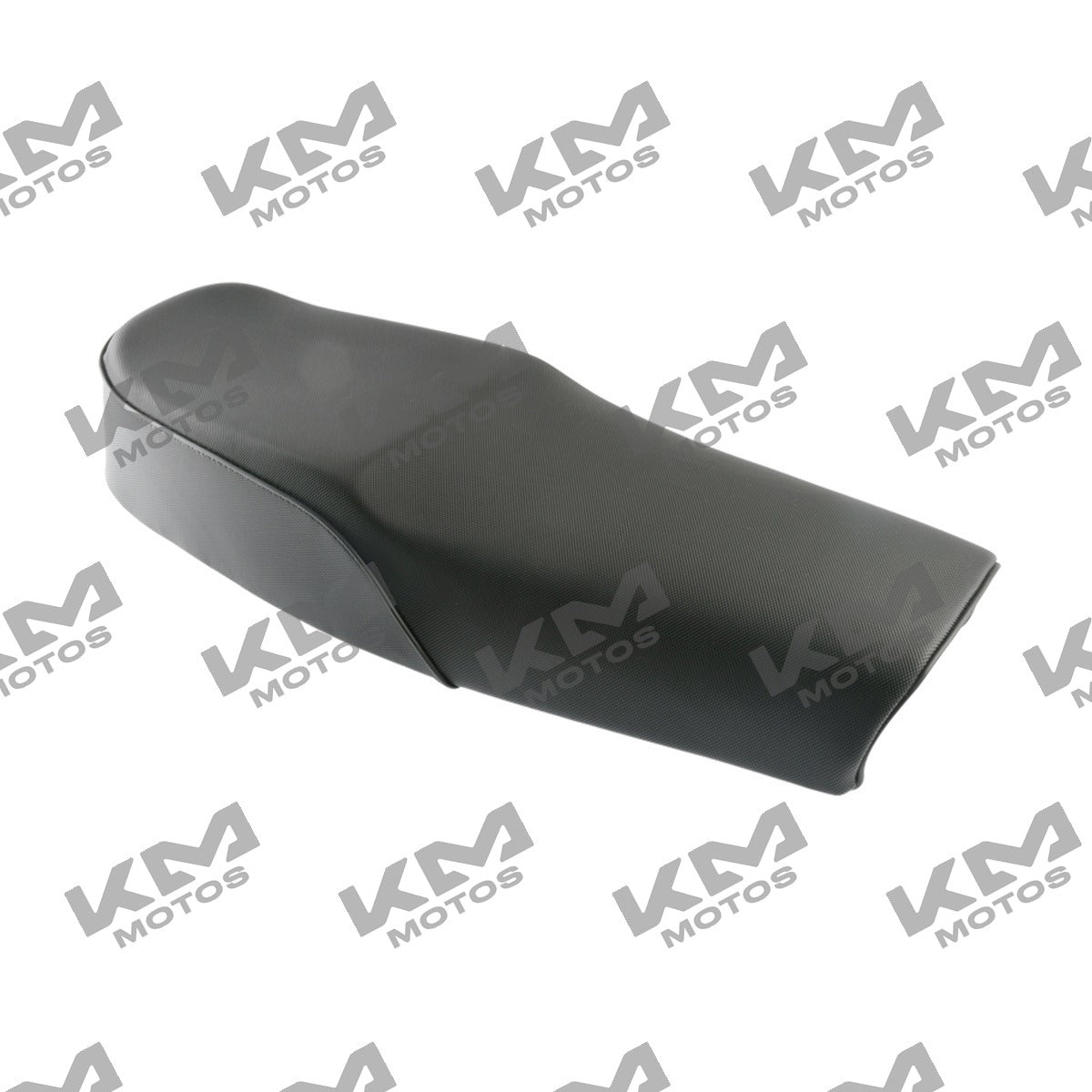 Asiento negro para Italika Forza 125 FT125, sistema de chasis, imagen del asiento original en color negro.