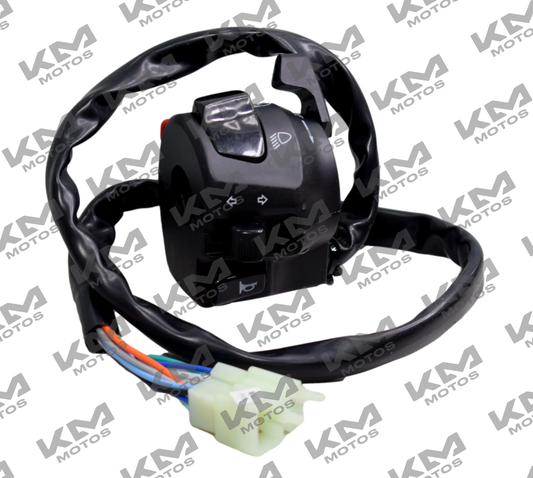 Mando de luces izquierdo para Yamaha FZ16, modelo anterior, marca Vini, con botones y controles visibles en la imagen.