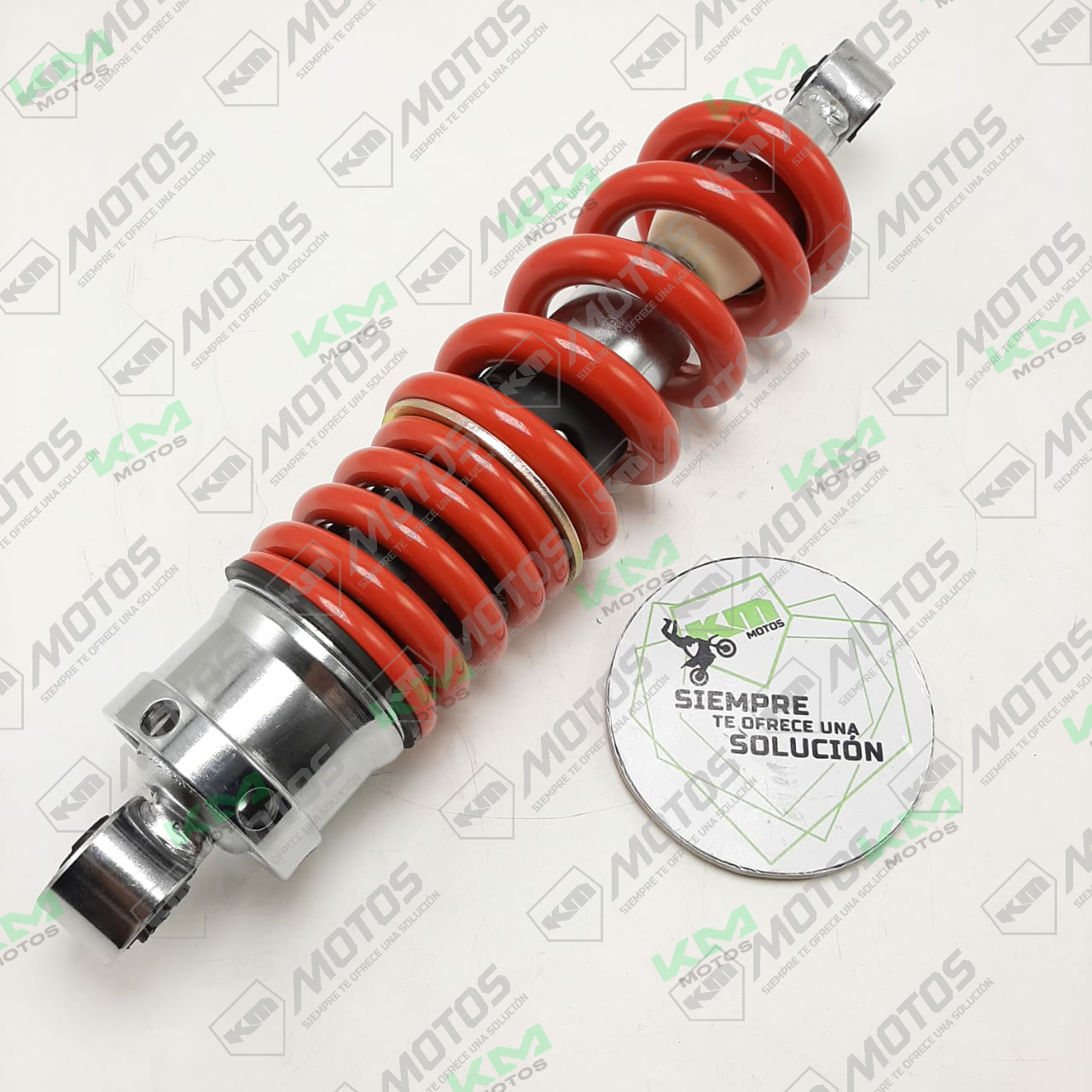 Amortiguador monoshock para moto CB190R, muestra detalles del componente y su estructura metálica en la imagen.