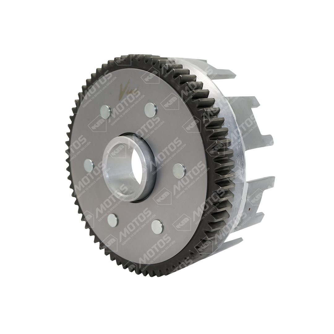 Prensa de clutch Sola 68T de la marca VINI para motos ZX250R, GXT250R y GSR4, muestra la herramienta en uso.