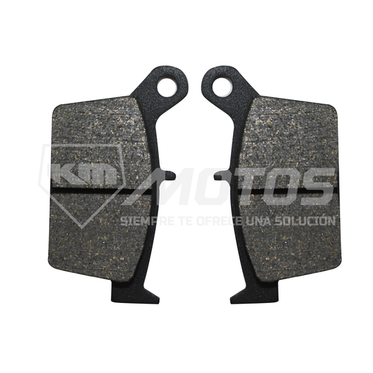 Pastillas de freno traseras Genesis GXT250R anchas de KM Motos, componentes de freno para motocicleta.