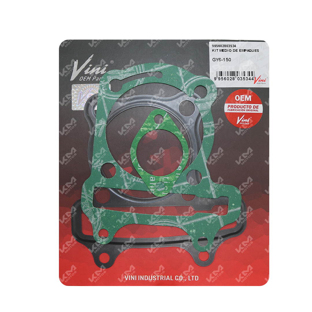 KIT MEDIO DE EMPAQUES GY6150 (MOTOS AUTOMATICAS)