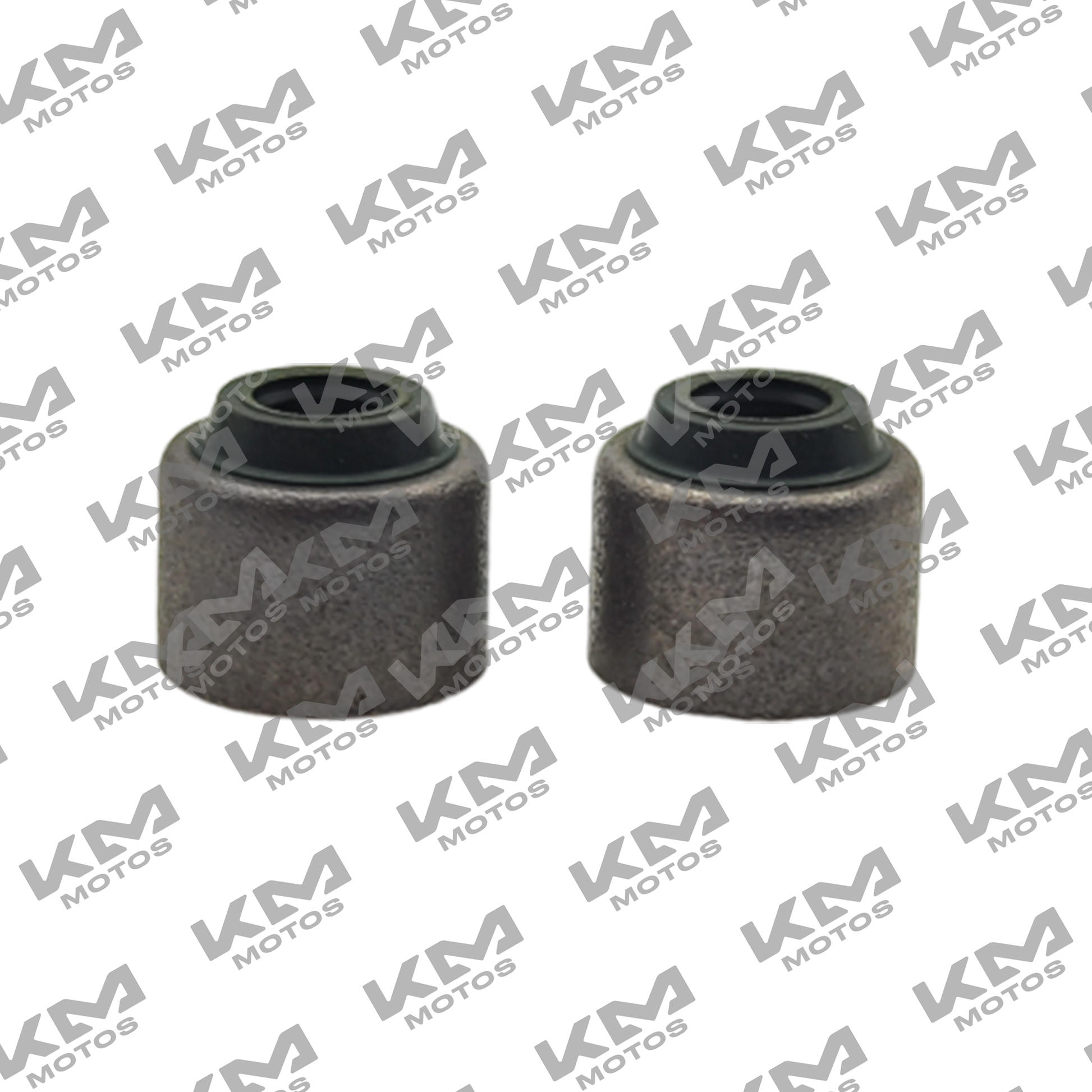 Sellos de válvula Suzuki GN-125 H/F, componentes de repuesto universales para motor, visibles en la imagen.