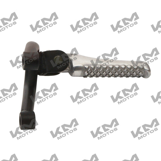 Conjunto posapie trasero derecho para sistema de chasis Italika DM150, parte original con número F11010121
