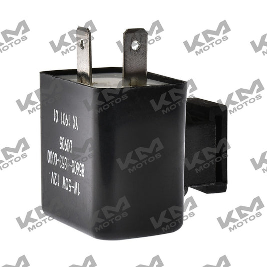 Rele de vías Italika Zdm200/dm125, sistema eléctrico original, con componentes visibles en la imagen.