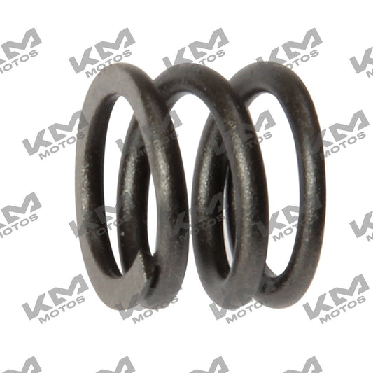 Resorte de válvula original Italika para modelos DM200, ZDM200 y DM125 en sistema de chasis, imagen mostrando el resorte metálico.