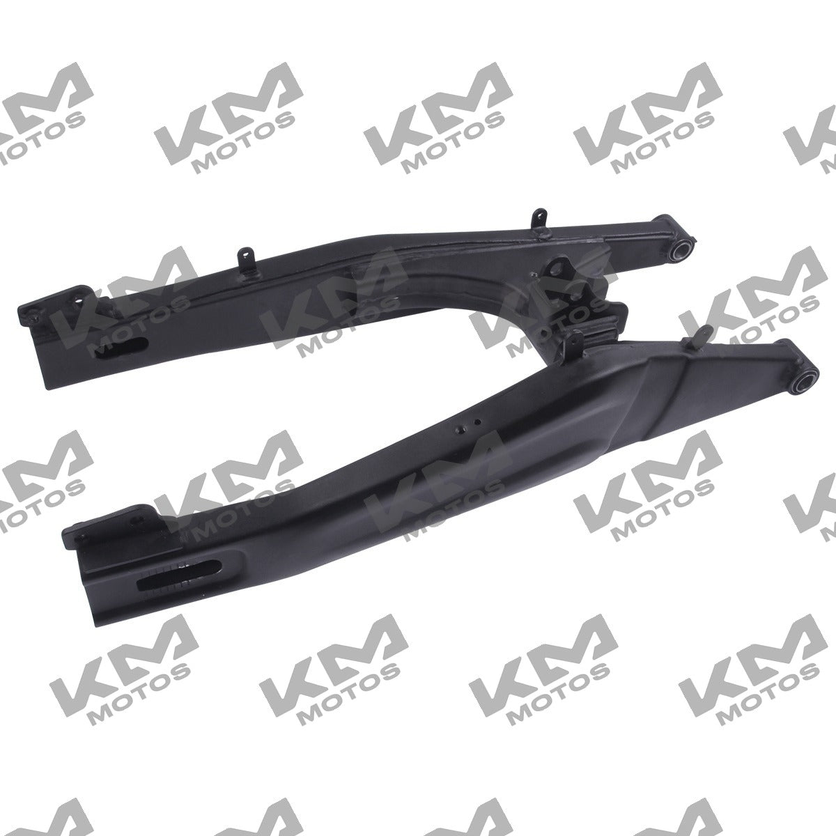Horquilla trasera de suspensión para moto Italika 250z en color grafito, parte original para sistema de suspensión.