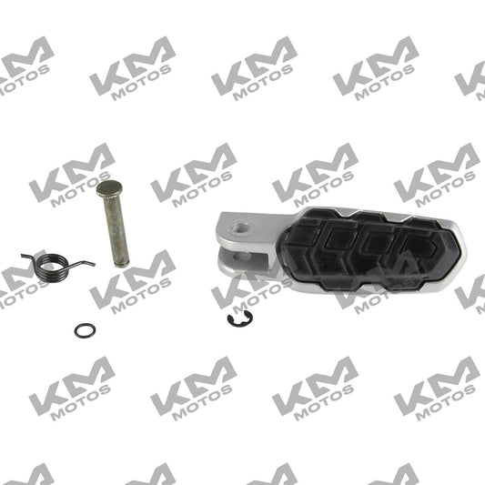 Estribo delantero derecho para Italika VORT-X 300R, parte del sistema de chasis, en color original, en buen estado.