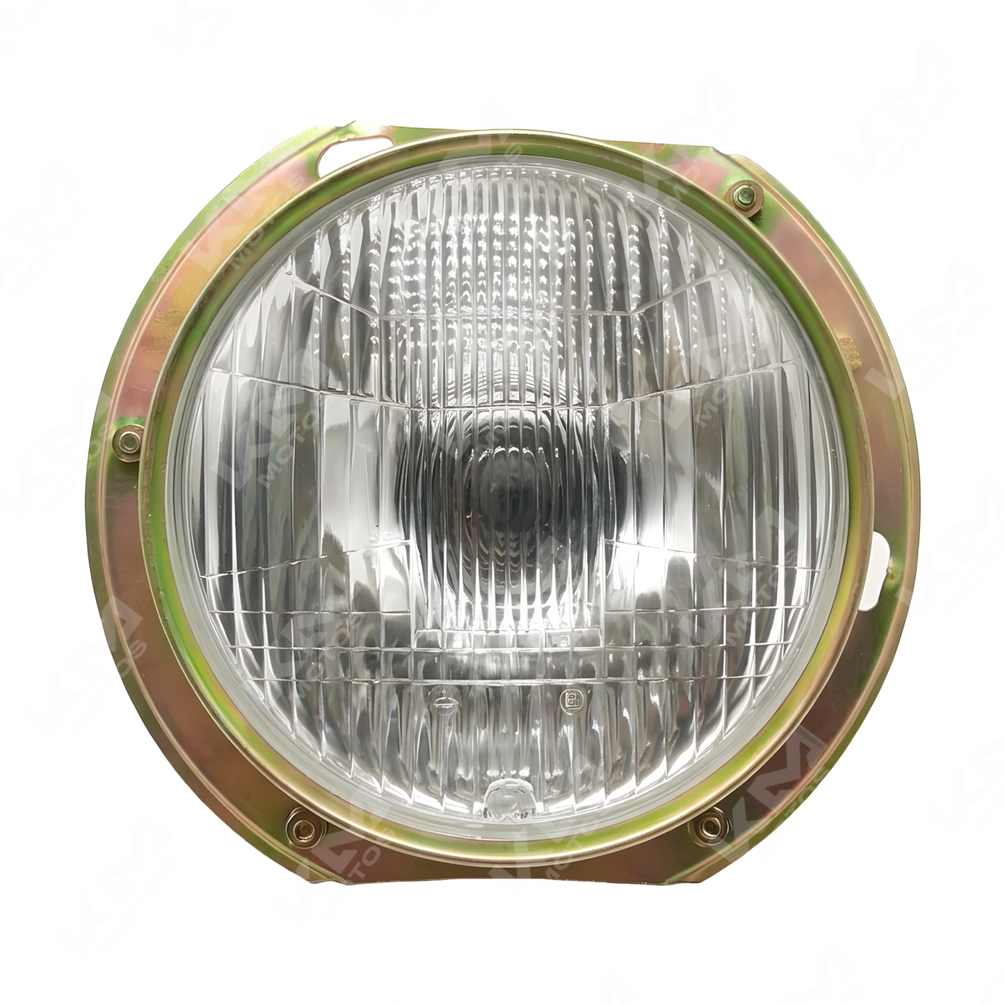 Faros delanteros KM Motos FOCO RH RE205/RE4S FACELIFT, con lente clara y diseño aerodinámico para motocicletas.